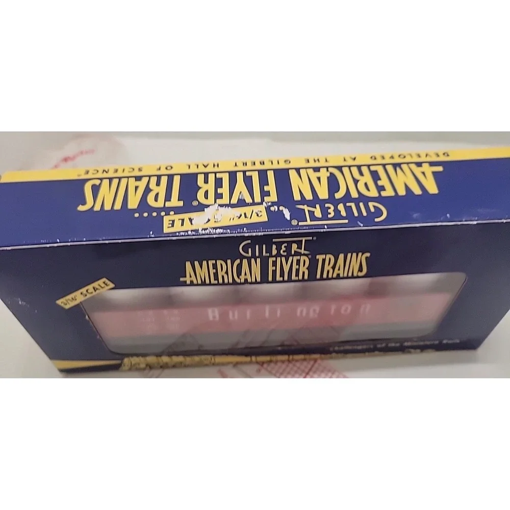 American Flyer 48525 Burlington Gondola with Cannister Load CB&Q NIB New!